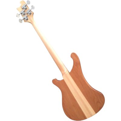 Custom Nova 4003 NaturalGlo Mahogany Wood 4 String Bass - Image 7