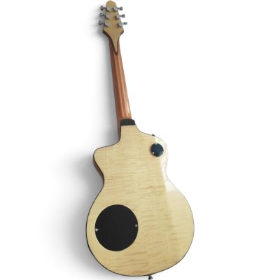 Custom Parallax Model 1 Turner Natural Gloss Flamed Maple Top Lindsey Electric Guitar - Image 4