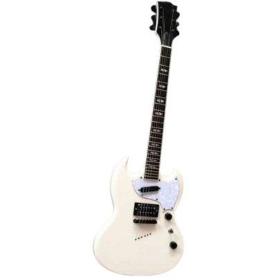 Custom Crown SG 1990 Alpine White Buckethead Finish Electric Guitar