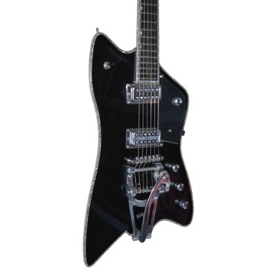 Custom Sovereign Jupiter Thunderbird Billy Bo Black Electric Guitar Bigsby Tremolo
