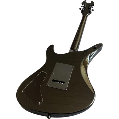 Custom Titan Synyster Gates Black White Pinstripe Floyd Rose Tremolo Electric Guitar - Image 7