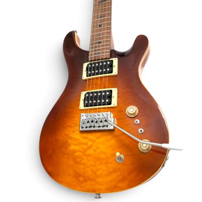 Custom Monarch Santana Brown Burst Quilted Maple Top Electric Guitar
