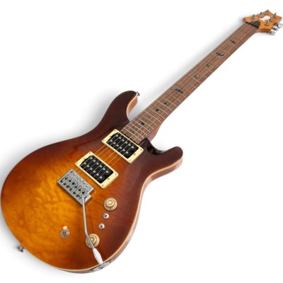 Custom Monarch Santana Brown Burst Quilted Maple Top Electric Guitar - Image 3