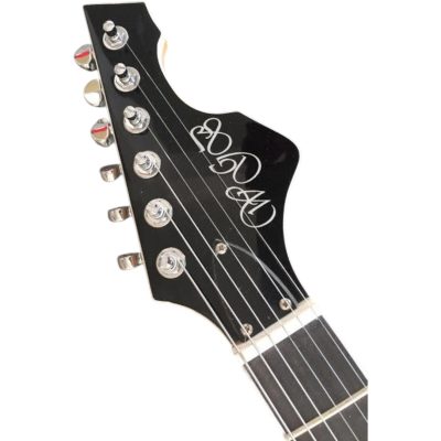 Custom Vesper Languedoc Region G2 Spalted Electric Guitar Ebony Tailpiece - Image 3