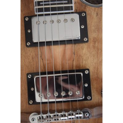 Custom Vesper Languedoc Region G2 Spalted Electric Guitar Ebony Tailpiece - Image 5