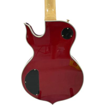 Custom Titan Audio Wylde Crimson Gold Buzzsaw Electric Guitar - Image 4