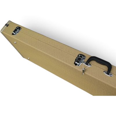 Custom Cream Tweed Hard Case - Image 3
