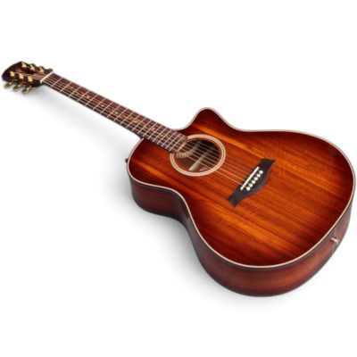 Custom Emberline Solid Sitka Spruce Shaded Edgeburst K24 Acoustic Electric Guitar - Image 2