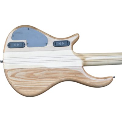 Custom Onyx Setius Gray Flamed Maple Bass Multi Scale Fanned Frets 5 String - Image 6