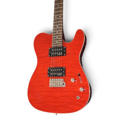 Custom Regent FMT Crimson Red Quilted Maple Top Electric Guitar
