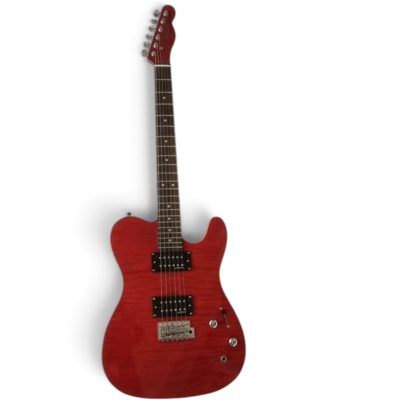 Custom Regent FMT Crimson Red Quilted Maple Top Electric Guitar - Image 2