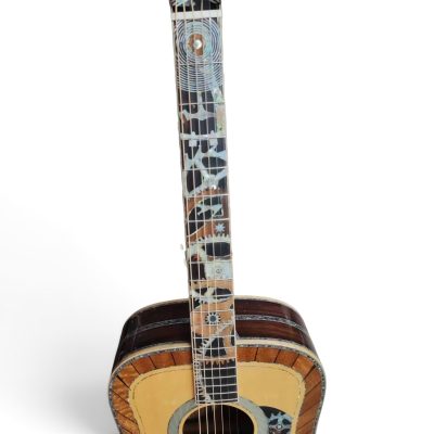 Custom Vertex D200 Solid Spruce Top Dreadnought Acoustic Electric Guitar Fishman Pickups - Image 7