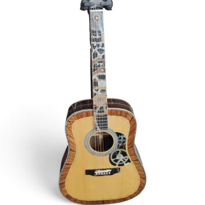 Custom Vertex D200 Solid Spruce Top Dreadnought Acoustic Electric Guitar Fishman Pickups