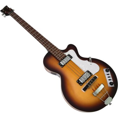 Custom Vale Sunburst 500 McCartney Violin 4 String Bass - Image 2