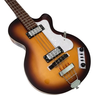Custom Vale Sunburst 500 McCartney Violin 4 String Bass - Image 4