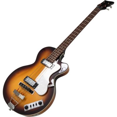 Custom Vale Sunburst 500 McCartney Violin 4 String Bass - Image 12