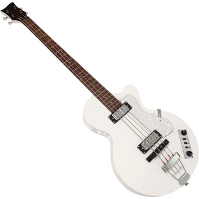 Custom Vale Pearl White McCartney Ignition Series Violin 4 String Bass - Image 9