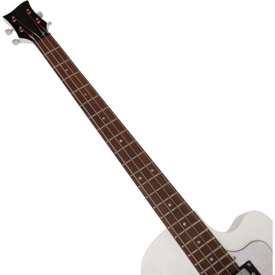 Custom Vale Pearl White McCartney Ignition Series Violin 4 String Bass - Image 11