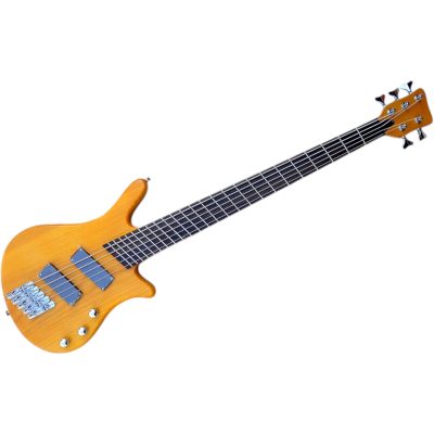 Custom Pulse Bubinga Wood Ryan Thumb Natural Finish Bass 5 String Multi Scale Fanned Frets - Image 2
