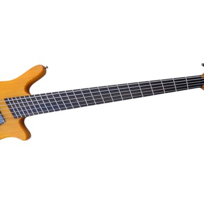 Custom Pulse Bubinga Wood Ryan Thumb Natural Finish Bass 5 String Multi Scale Fanned Frets - Image 3