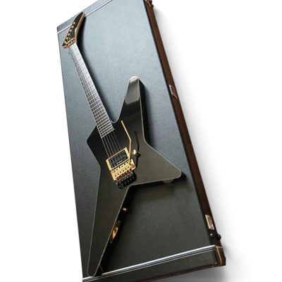 Custom Lazu Wolfgang Stealth Black Star Floyd Rose Tremolo Guitar
