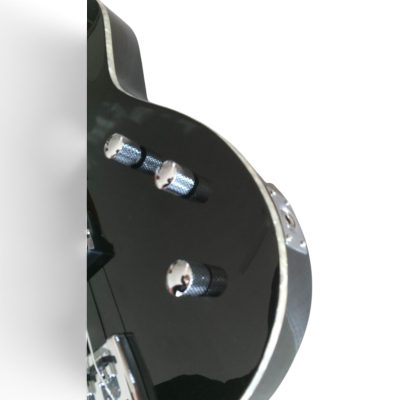 Custom Regent Tom Semi Hollow Asat Jet Black Finish 4 String Bass - Image 5