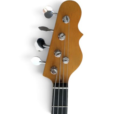Custom Regent Tom Semi Hollow Asat Jet Black Finish 4 String Bass - Image 3