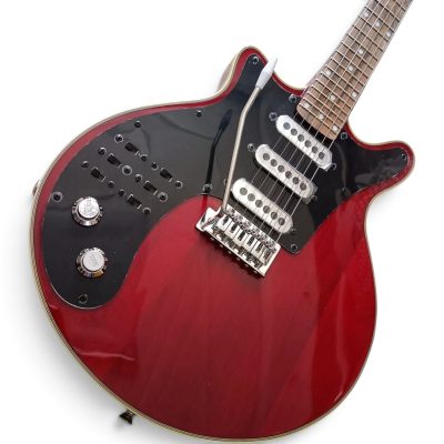 Custom Agate Brian Wine Red Special Burn 3 Pickups Electric Guitar Left Handed