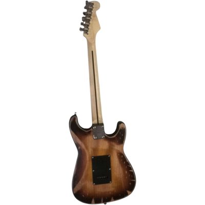 Custom Regent SRV Heavy Aged Relic Finish Stevie Ray Sunburst Electric Guitar Left Handed - Image 2