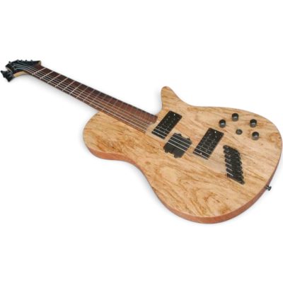 Custom Ironroot Fanned Fret 7 String 3 Bass Strings And 4 Guitar Strings Electric Guitar Multi Scale - Image 2