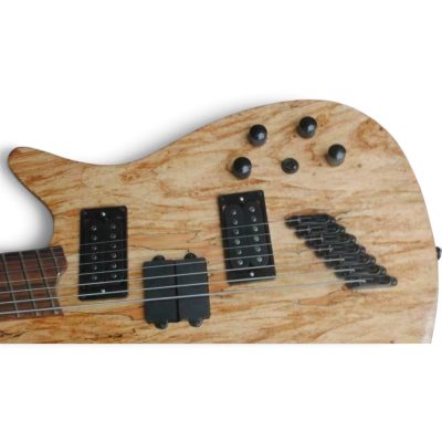Custom Ironroot Fanned Fret 7 String 3 Bass Strings And 4 Guitar Strings Electric Guitar Multi Scale - Image 8