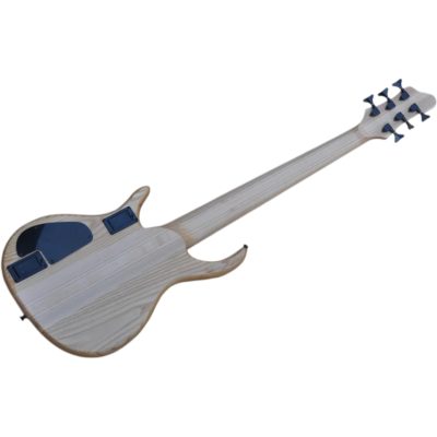 Custom Onyx Setius Dark Gray Flamed Maple Bass Multi Scale Fanned Frets 6 String - Image 6