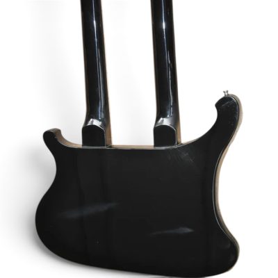 Custom Nova 4080 Jetglo Geddy Lee Double Neck Black 4 String Bass 12 String Guitar - Image 3