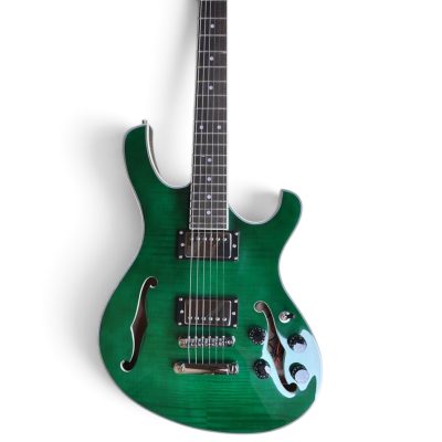 Custom Vesper Languedoc Region G2 Green Flamed Maple Top Electric Guitar
