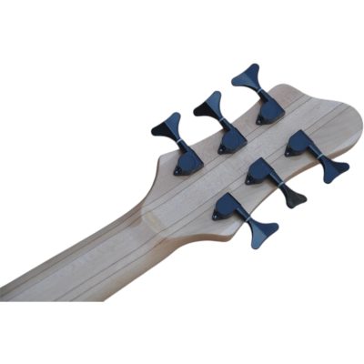 Custom Onyx Setius Dark Gray Flamed Maple Bass Multi Scale Fanned Frets 6 String - Image 8