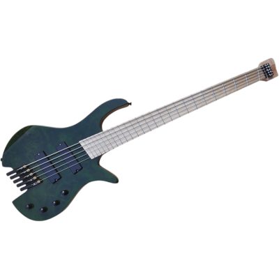 Custom Dynasty Space Star Dust Green 5 String Bass - Image 2