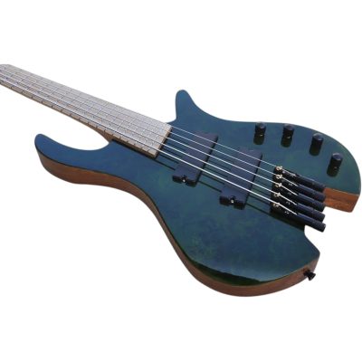 Custom Dynasty Space Star Dust Green 5 String Bass - Image 8
