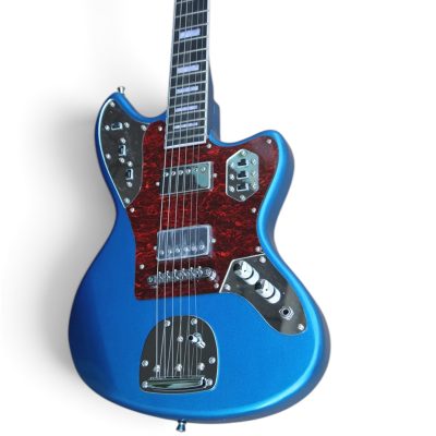 Custom Regent Mystic Lake Placid Blue Jaguar Kurt Cobain Finish 6 String Electric Guitar