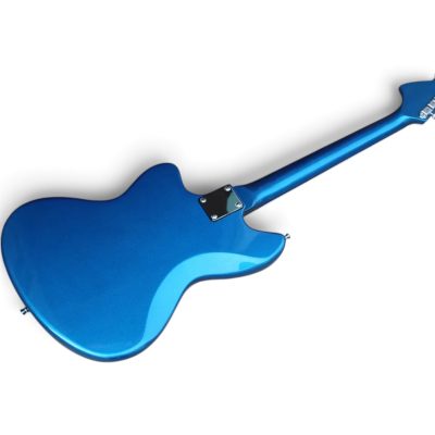 Custom Regent Mystic Lake Placid Blue Jaguar Kurt Cobain Finish 6 String Electric Guitar - Image 5