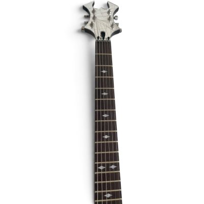 Custom Norturne Warlock Cracked Mirror Kerry King Electric Guitar Floyd Rose Tremolo - Image 3