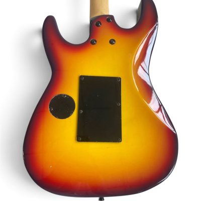 Custom Obsidian George Lynch Sunburst Tiger Graphics 6 String Electric Guitar Floyd Rose Tremolo - Image 3