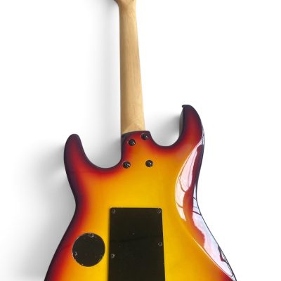 Custom Obsidian George Lynch Sunburst Tiger Graphics 6 String Electric Guitar Floyd Rose Tremolo - Image 4