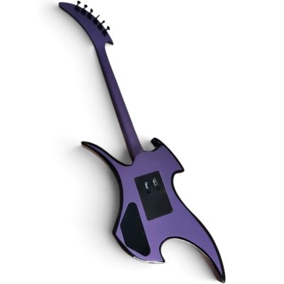 Custom Norturne Mick Virgin Spider Purple Bevel Black Electric Guitar Floyd Rose Tremolo - Image 7