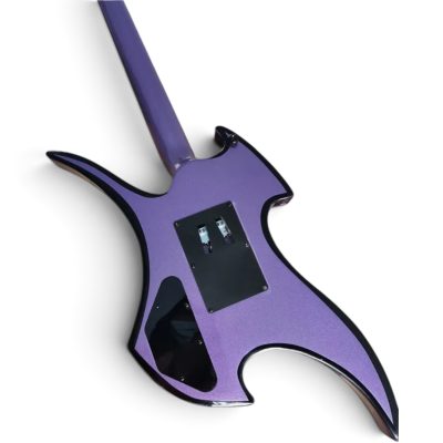Custom Norturne Mick Virgin Spider Purple Bevel Black Electric Guitar Floyd Rose Tremolo - Image 8