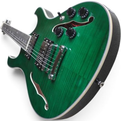 Custom Vesper Languedoc Region G2 Green Flamed Maple Top Electric Guitar - Image 4