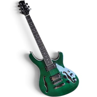 Custom Vesper Languedoc Region G2 Green Flamed Maple Top Electric Guitar - Image 7
