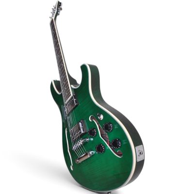 Custom Vesper Languedoc Region G2 Green Flamed Maple Top Electric Guitar - Image 5