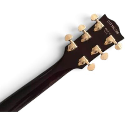 Custom Crown ES335 Heritage Cherry Sunburst Tri Burst Fhole Florentine Cutaway Guitar - Image 4