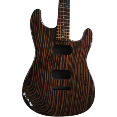 Custom Regent DIY Unfinished Zebra Wood Guitar Body Neck