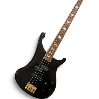 Custom Nova 4003 Jetglo Black Finish 4 String Bass - Image 5